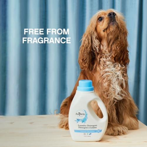 AspenClean Natural Laundry Detergent Unscented - 100% Natural, Organic, HE Liquid Laundry Detergent- Vegan, Non-Bio, Cruelty-Free, Biodegradable - Safe for Babies, Pets & Kids - EWG Certified (2 pack) - Image 5