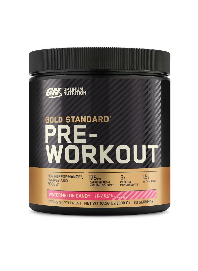 Optimum Nutrition - Gold Standard Pre-Workout, Vitamin D for Immune Support, with Creatine, Beta-Alanine, and Caffeine for Energy - Watermelon, 30 Servings - Image 1
