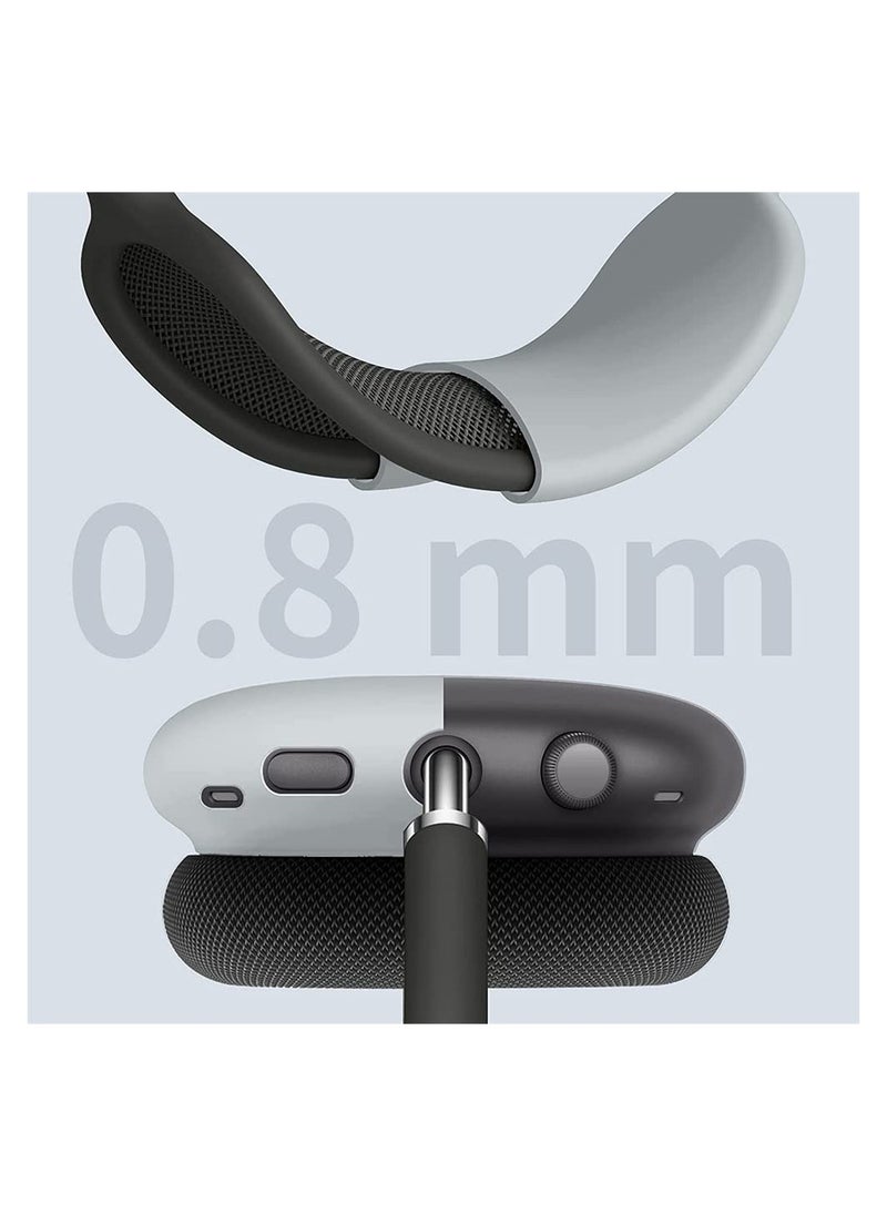 SYOSI - Silicone Case Cover for AirPods Max Headphones Anti Scratch Ear Cups Cover Skin Headset Protective Accessories - Image 1
