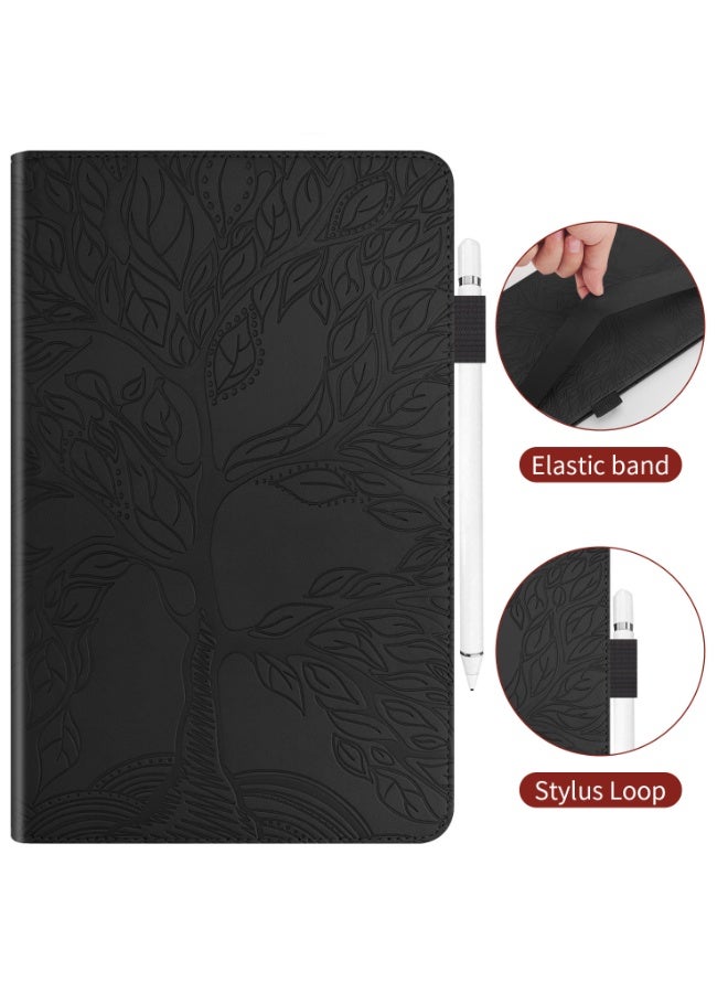 general Case Cover Compatible with Xiaomi Redmi Pad 2 11 inch (2025) 360 Degree Rotating Stand Foldable Cover Tree of Life Embossed Shell - Image 5
