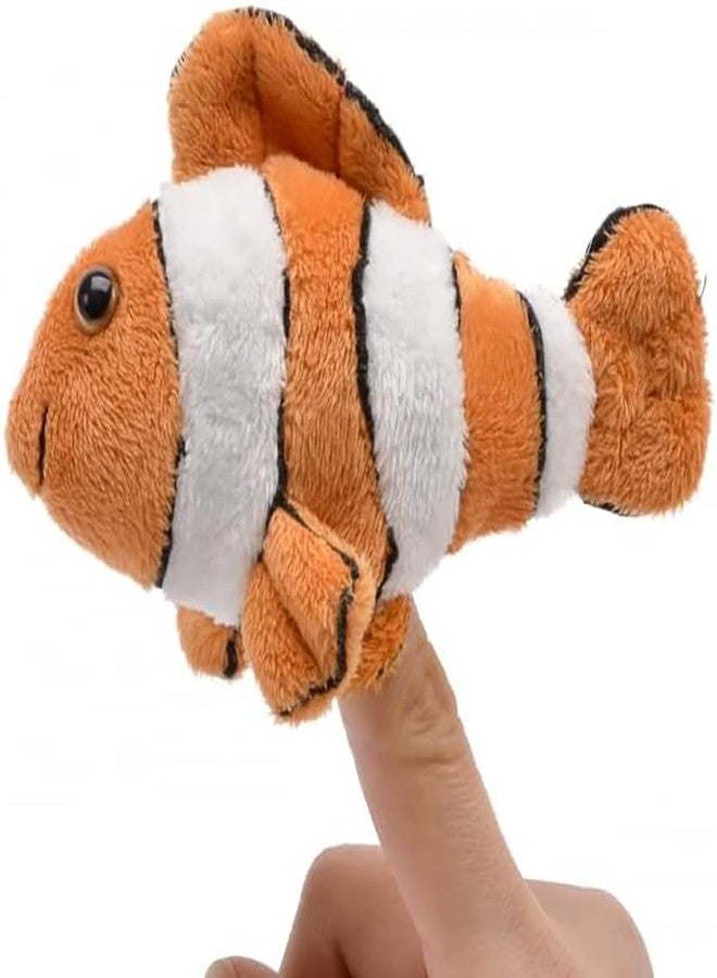 Unipak 1155FI Orange Fish Plush Finger Puppet, 5-inch Length