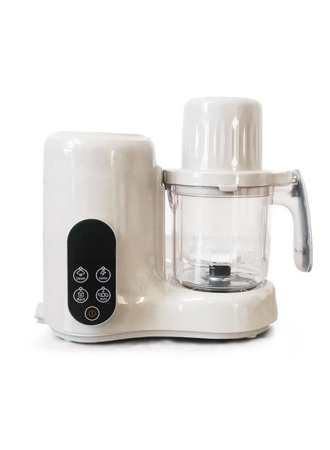 GROWNSY Baby Food Maker with Two Layer Steam Basket for Steamer,Blender,Bottle Warming Fuction, Auto Cooking & Grinding Light Beige  - Image 1