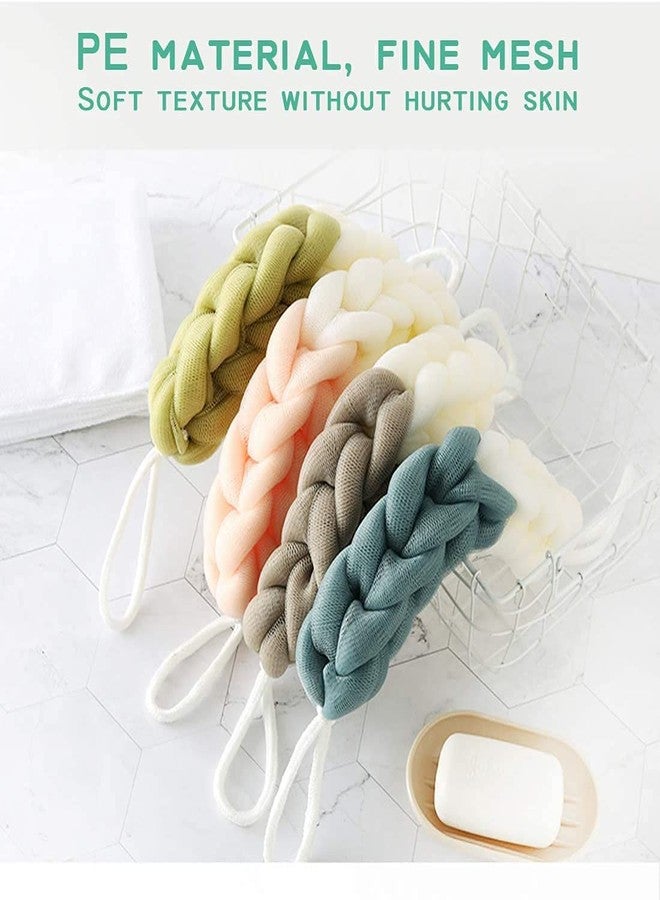 ELECSA ZKMAGIC Elecsa 2 Pack Long Stretch Back Sponge With Rope Back Scrubber Bath Shower Mesh Sponge Exfoliating Body - Image 5