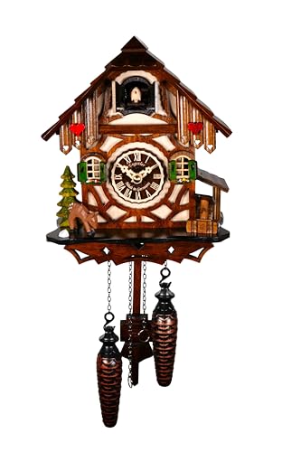 Engstler Quartz Cuckoo Clock Black Forest House EN 413 Q - Image 1