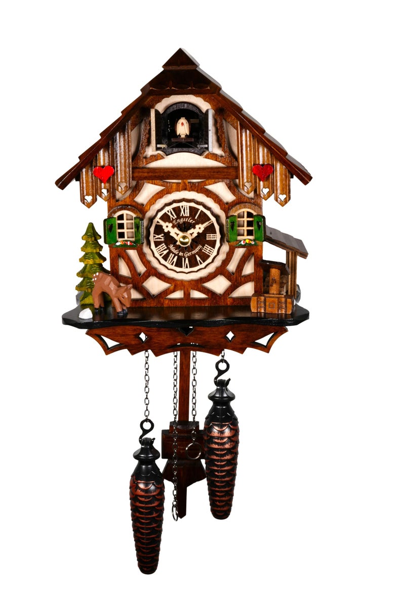 Engstler Quartz Cuckoo Clock Black Forest House EN 413 Q - Image 2