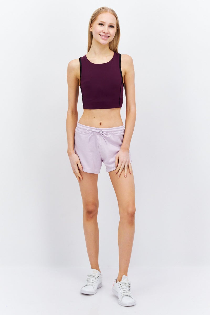 Reebok Women Sportswear Fit Training Shorts, Lilac - Image 4