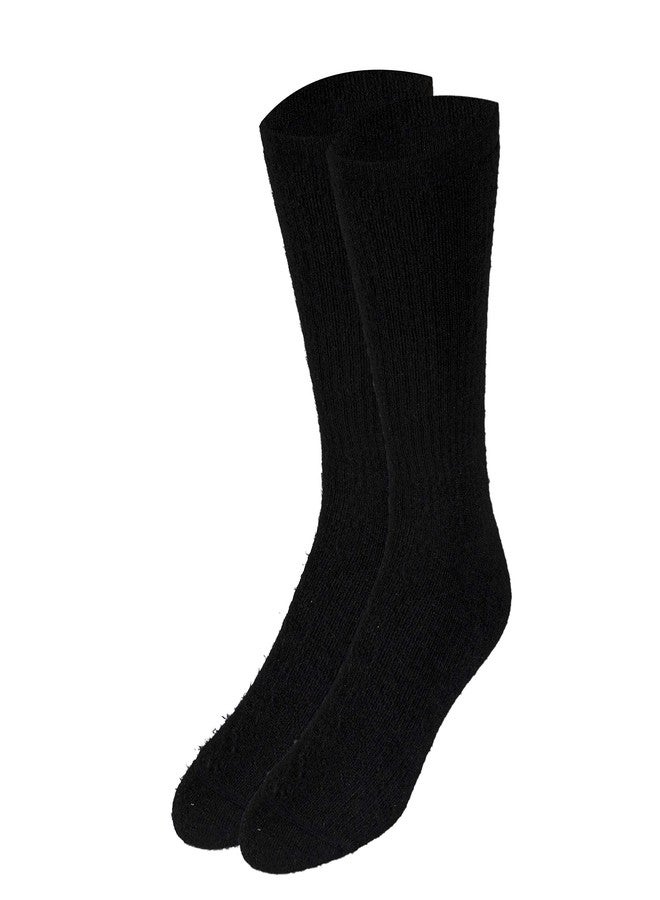 Truform Medical Compression Socks for Men and Women, 8-15 mmHg Crew Length to Mid-Calf, Black, Small - Image 5