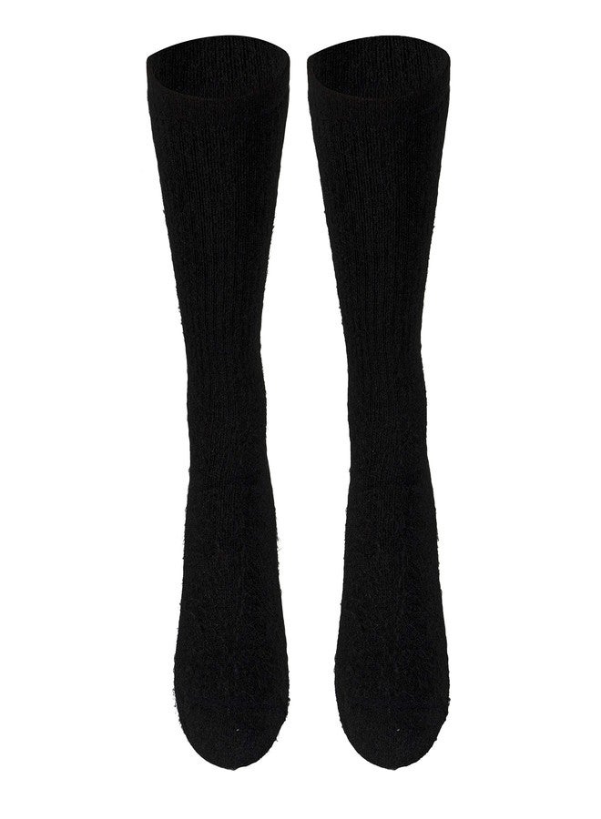Truform Medical Compression Socks for Men and Women, 8-15 mmHg Crew Length to Mid-Calf, Black, Small - Image 2