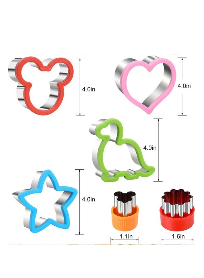 Sharpdo 12-Piece Stainless Steel Sandwiches Cutter Set - Image 2