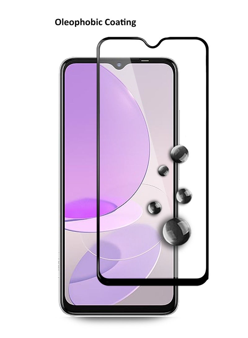 Wtech Premium E2E Full Glue Full Cover Tempered Glass Screen Protector For Samsung Galaxy A32 5G / A12 5G / A03s 5G Clear/Black - Image 5