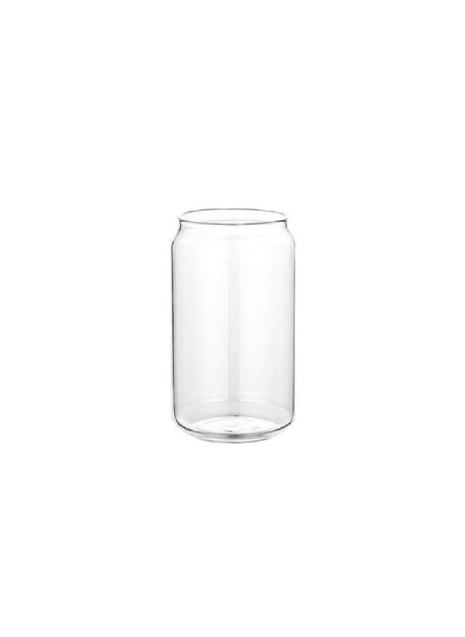 Generic - Glass Mug Container with Bamboo Lids and Glass Soda Straws 2pcs - Image 1