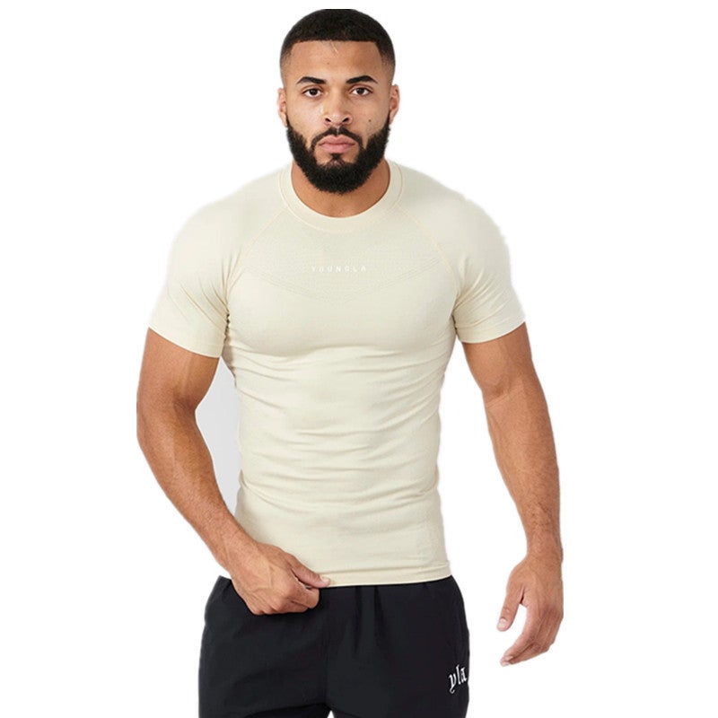 Fitness Clothes Coach Sports T-Shirt Muscle Tight Clothes Men'S High Elastic Training Clothes Short Sleeve Fitness Clothes Men'S - Image 4
