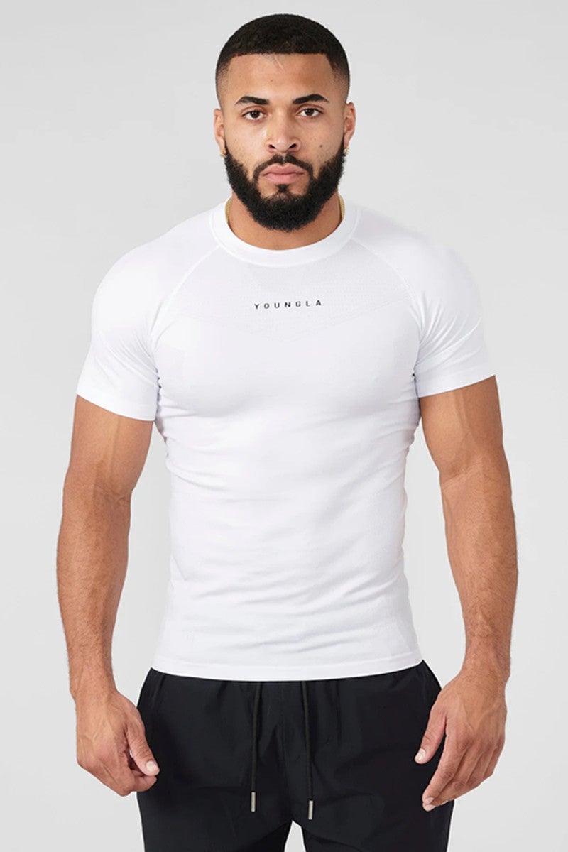 Fitness Clothes Coach Sports T-Shirt Muscle Tight Clothes Men'S High Elastic Training Clothes Short Sleeve Fitness Clothes Men'S - Image 1