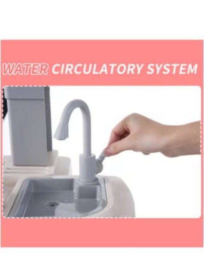 ممز بلانيت مجموعة مطبخ اللعب الشيف الصغير للأطفال - ألعاب مطبخ تفاعلية مع مؤثرات ضوئية وصوتية _لعبة مطبخ أطفال-هديه مثاليه للأطفال - العاب اطفال - لعبة مطبخ - مجموعة المطبخ - Image 4