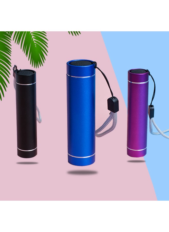 Generic - Dry Battery Flashlight Reading Student Dormitory Special Strong Light Super Bright Children's Eye Protection Small Flashlight-Product Specifications:667 Black (free 2 Aa Batteries For Collection) (battery Life Upgrade) - Image 1