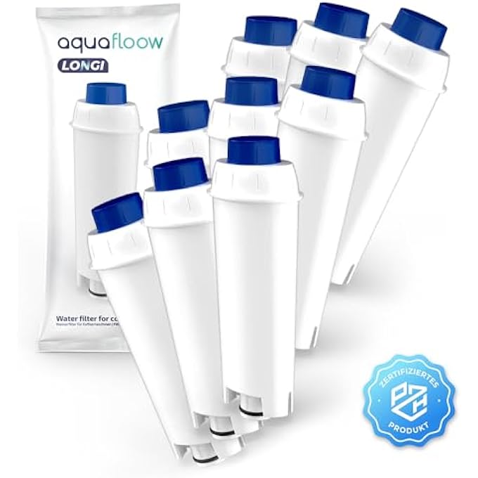 rayihni Longi 9 X Water Filters For Delonghi Coffee Machines Replacement For Delonghi Dlsc002 Ser3017  5513292811 Compatible With Ecam Esam Etam Series  For DeLonghi Fully Automatic Coffee - Image 2