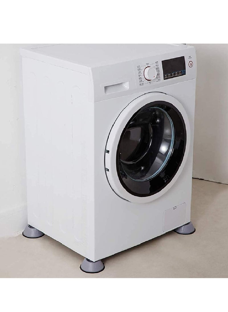 Rubber Anti Vibration Pads,For Washing Machine And Dryer,Universal Fit Feet,Washing Support,Washing Foot Pads,Pack Of 4, Gray-Black, Sfz-543 - Image 4