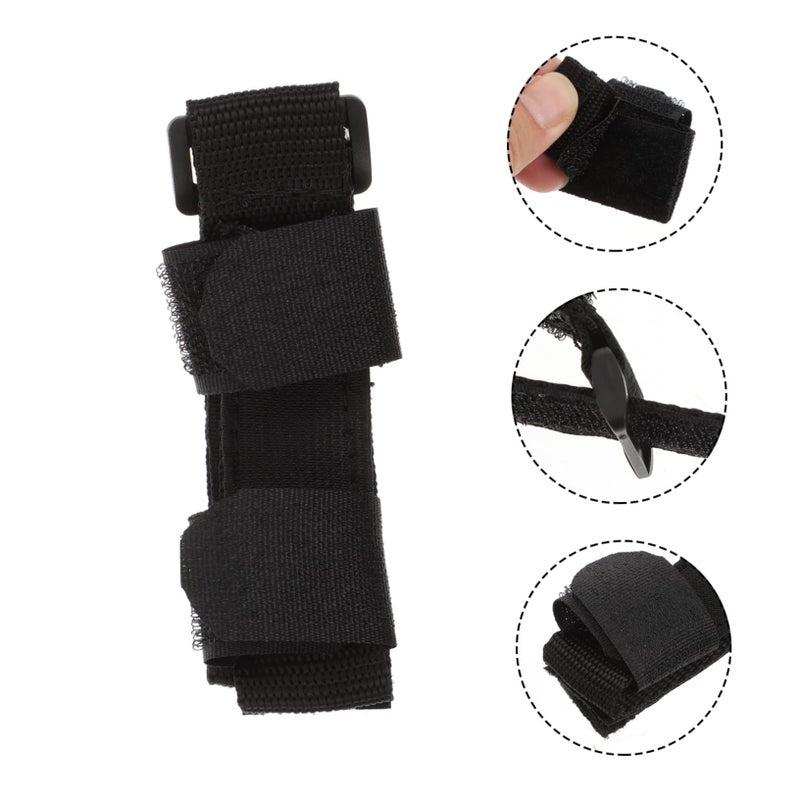 Feeding Aid Glove Fixing Strap For Elderly And Disabled Individuals Ergonomic Self Feeding Design Mobility Assistance Black - Image 4