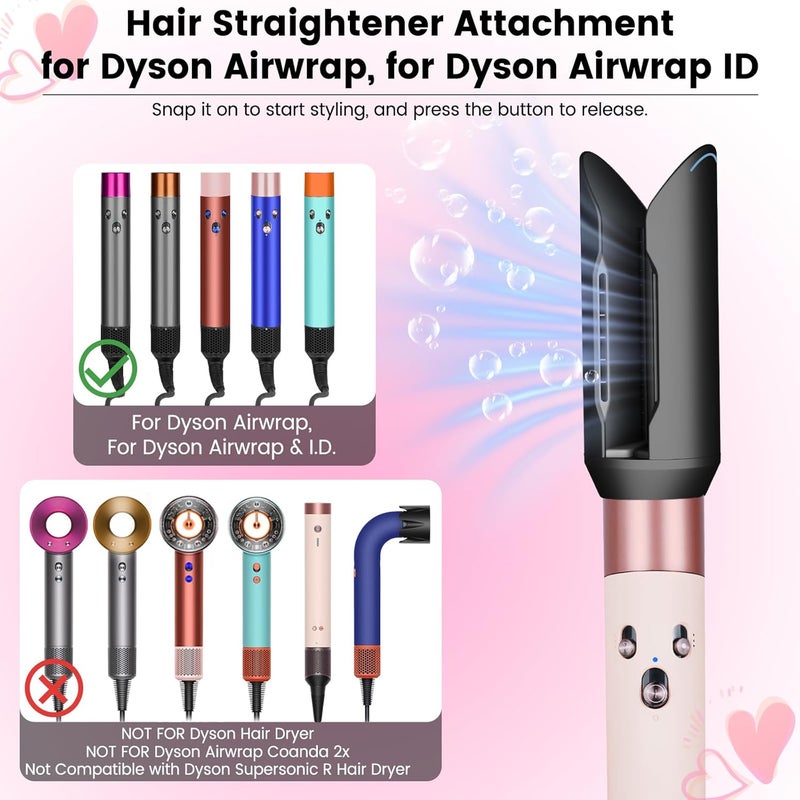 Hair Smoothing Nozzle Accessory Compatible with Dyson Airwrap HS01/HS05/HS08, for Straightening and Drying from Wet Curly/Wavy to Smooth, Shiny and Silky - Image 3