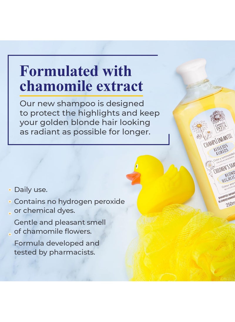 Intea Intea Camomila Kids Shampoo for Blonde Highlights – 8.5Oz Chamomile Shampoo Hair Lightener for Kids – Natural Extract Toddler Shampoo with No Silicones or Parabens  - Image 4