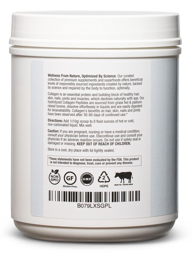 BioOptimal - Collagen Peptides Powder - Grass-Fed, Pasture-Raised Hydrolyzed Protein Supplement for Skin, Hair, & Nails - Non-GMO, Zero Sugar Daily Supplement for Men & Women (45 Servings) - Image 1