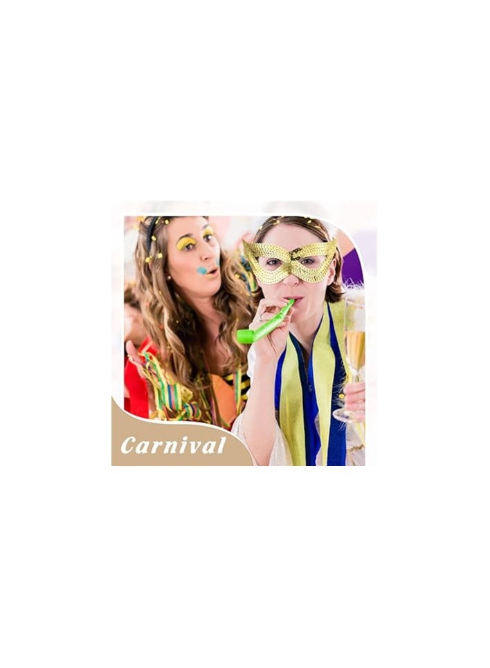 سيوسي Women Sequin Shining Eye Mask, 3 Pieces Fancy Dress Masked Masquerade Cat Gold Silver Black Venetian Masks, for Girls  Party Outfit Accessories, Role Play, Weddings, Concerts, Carnivals - Image 5