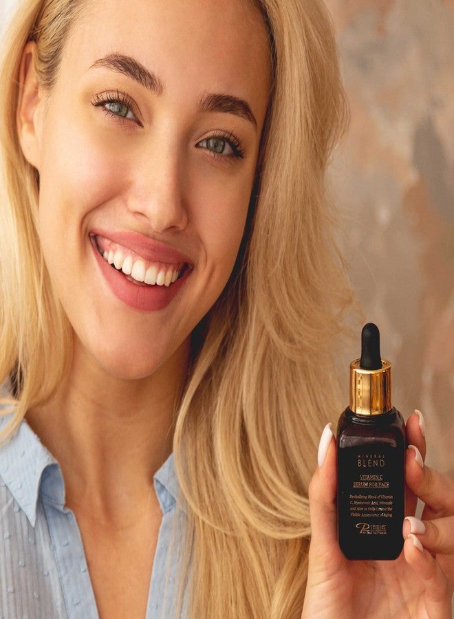 Premier Vitamin C Facial Serum with Hyaluronic Acid & Rose Hips Oil – Cosmetic Face Serum, Mineral Blend by Premier Dead Sea, 1.7 fl oz - Image 4