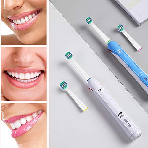 KHBD Replacement Heads Compatible with Oral B Braun Toothbrushes Electric- 16 Pack Professional Precision & Sensitive Brush Heads Refill for Oral B 7000/Pro 1000/9600/ 5000/3000/8000 - Image 5