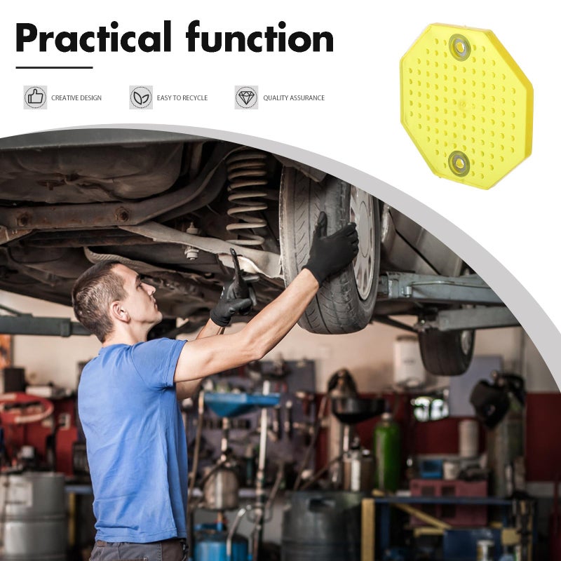 Heavy Duty Rubber Jacking Pad Mat for Car Lifting Support and Tire Repair - Image 5
