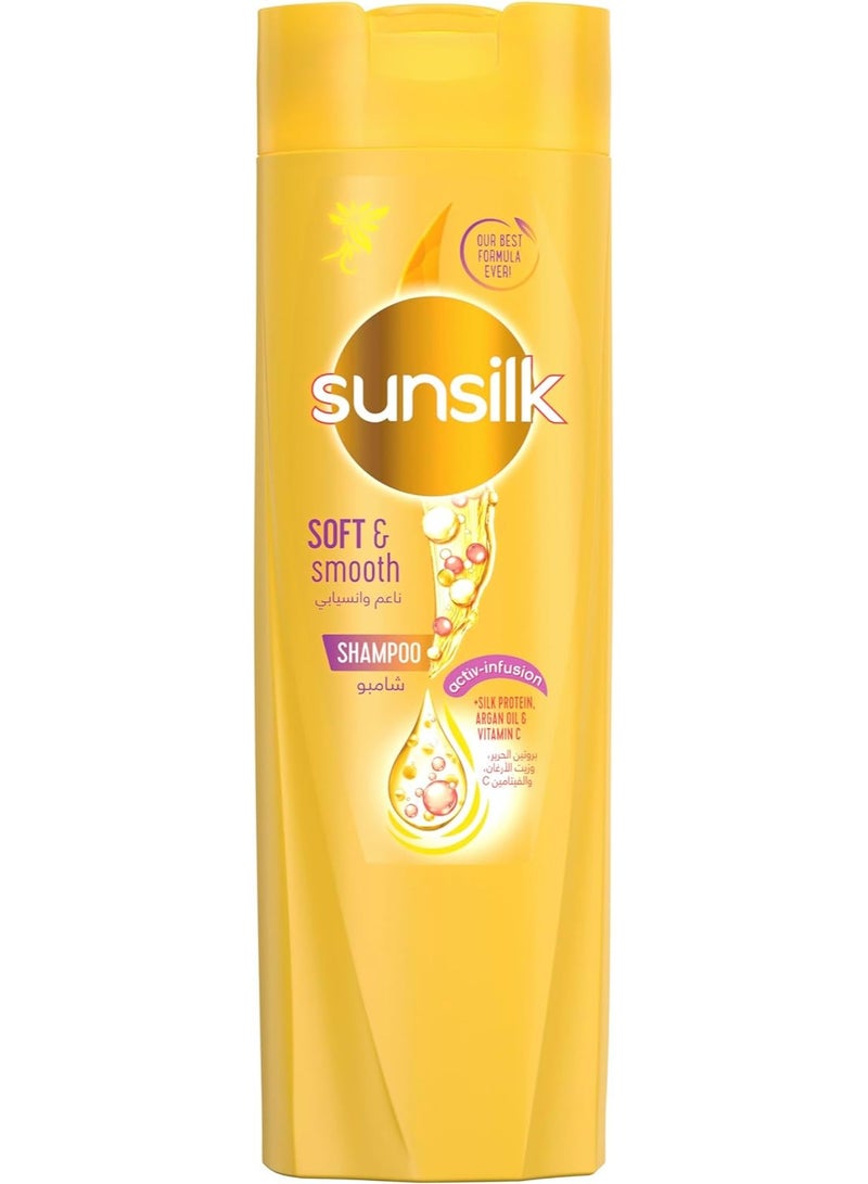 SunSilk Soft & Smooth Acti Infusion Hair Shampoo 200ml Silky Hair