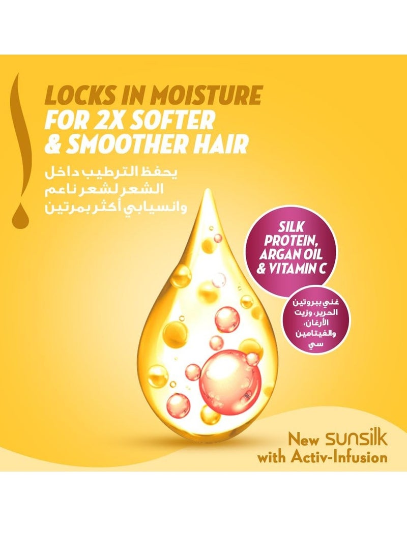 SunSilk Soft & Smooth Acti Infusion Hair Shampoo 200ml Silky Hair