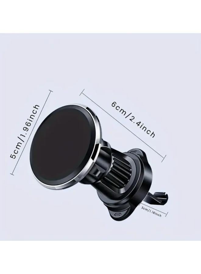 Car-mounted Magnetic Phone Holder, Ventilation Port Mobile Phone Car-mounted Metal Plate Holder - Image 2