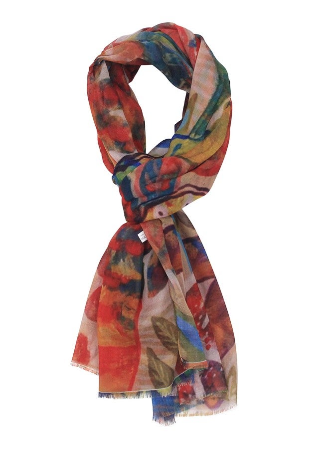 PANTONIGHT Scarf for Women Lightweight Print Fashion for Spring Fall Winter Scarves Shawl Wrap… - Image 2