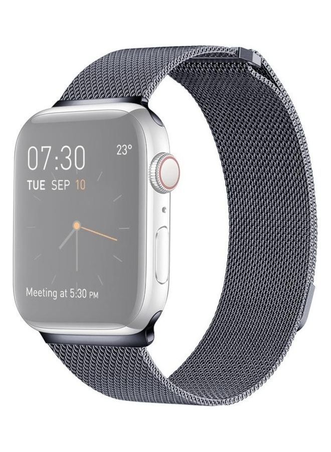 NIBEMINENT Replacement Strap For Apple Watch Series Dark Gray  - Image 1