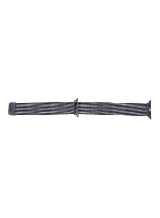 NIBEMINENT Replacement Strap For Apple Watch Series Dark Gray  - Image 2