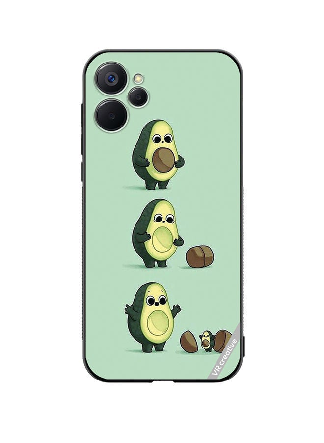 VR CREATIVE Protective Case Cover For Realme 9i 5G Avacoda Design Multicolour - Image 1