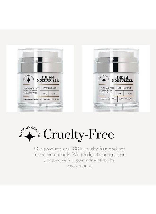 LuxeJoie - Heavenly Goat The Pm Moisturizer 1.69 Oz Goat Milk Night Cream Microbiome Skincare Prebiotic Probiotic Ceramides - Image 1