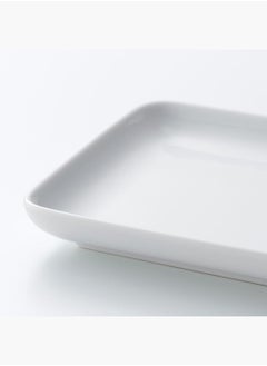 MUJI Porcelain Square Plate,?W 22.5 x D 12 x H 2.5 cm, White  - Image 5
