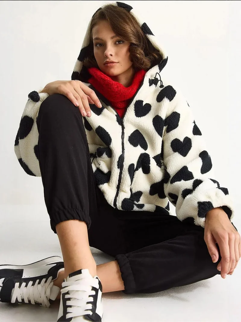 بيانكو لوتشي معطف منتفخ مبطن بفرو صناعي من لوتشي