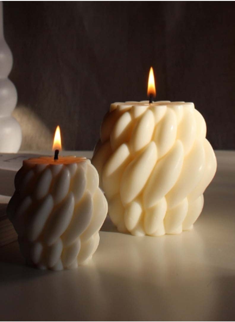 Inches Home 2 Twisted Wave Candles  - Image 2