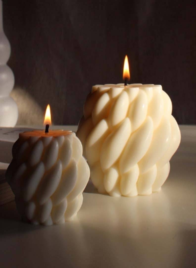 Inches Home 2 Twisted Wave Candles - Image 3