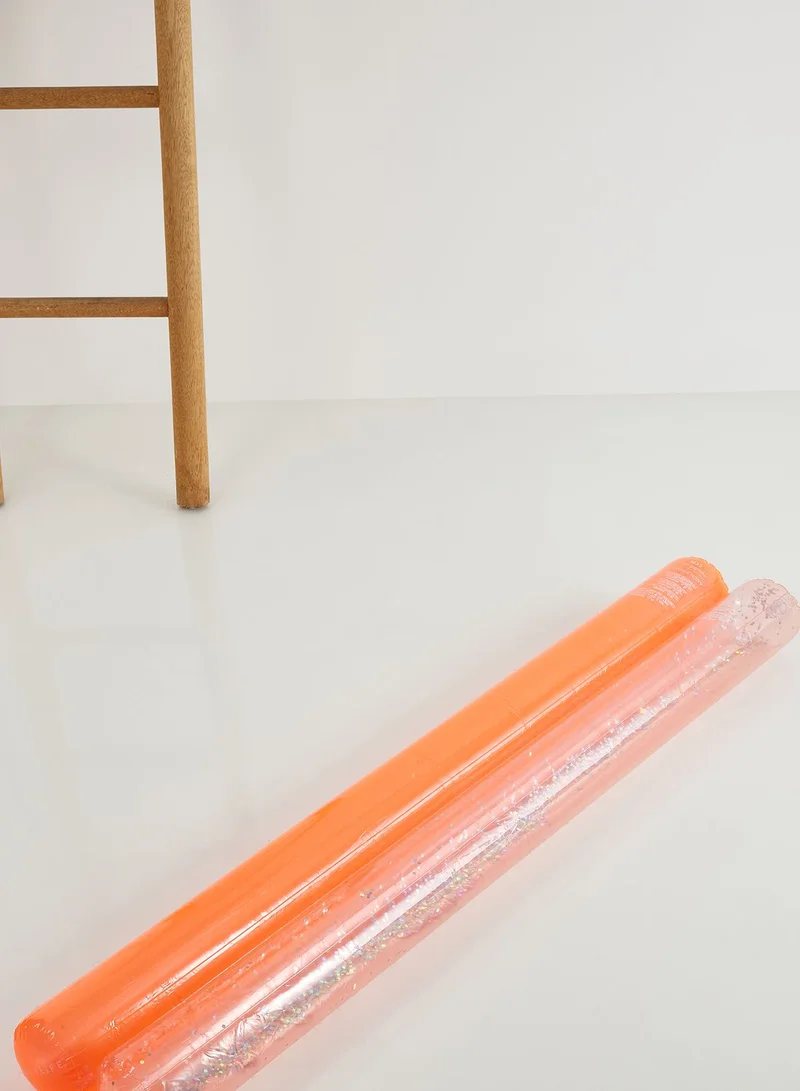 SUNNY LIFE Pool Noodle Neon Coral- Peachy Pink Set Of 2