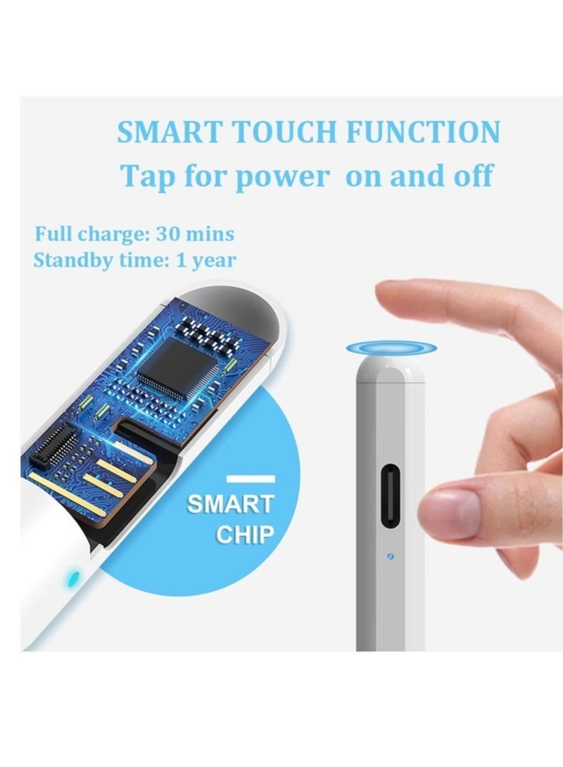 ELTRAZONE Pen For Apple iPad Stylus Features A Fine Tip Of 1.2mm White - Image 4