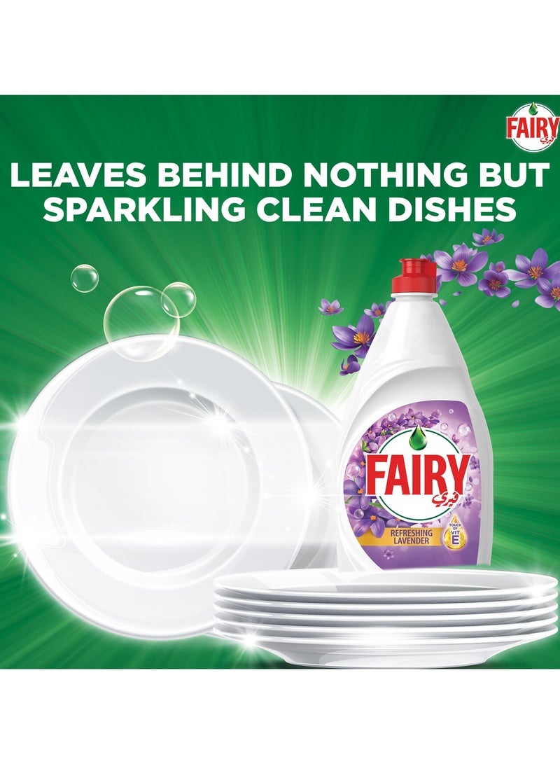 Fairy Dishwashing Liquid Refreshing Lavender 3 x 600ml - Image 3