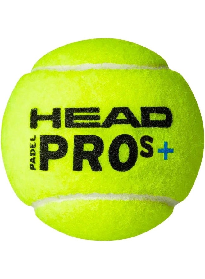 HEAD Padel Pro S+ Balls – Can Of 3 – Premium Pressurized Padel Balls For Maximum Speed And Precision - Premium padel_tennis_ball designed for performance, durability, and comfort - Image 2