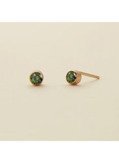 NIBEMINENT Emanco New Simple Diamond Earrings Colorful Rhinestone Niche Stainless Steel Gold Plated Ear Bone Nails 