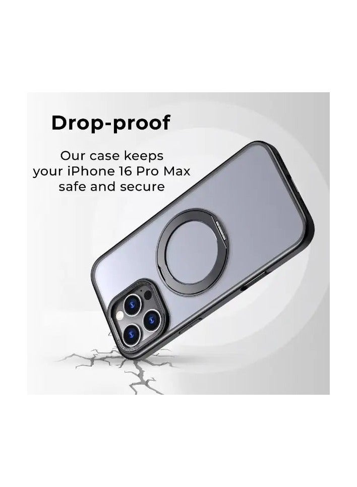 PROTECT FMSIP16PBLK iPhone 16 pro Fume Magsafe Case Black - Image 4