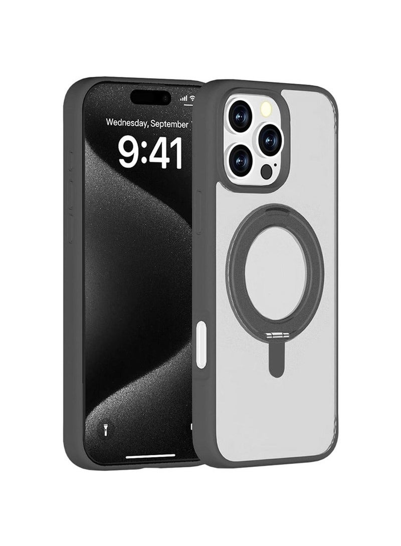 PROTECT FMSIP16PBLK iPhone 16 pro Fume Magsafe Case Black - Image 1