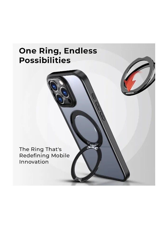 PROTECT FMSIP16PBLK iPhone 16 pro Fume Magsafe Case Black - Image 3