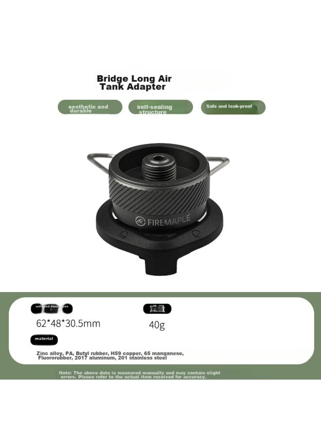 Fire-Maple Fire-maple Outdoor Camping Camping Stove Long Gas Canister Adapter Converter With Stand, Long Gas Canister Adapter - Image 1